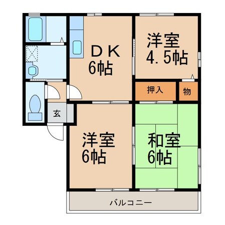 ハイブローの物件間取画像